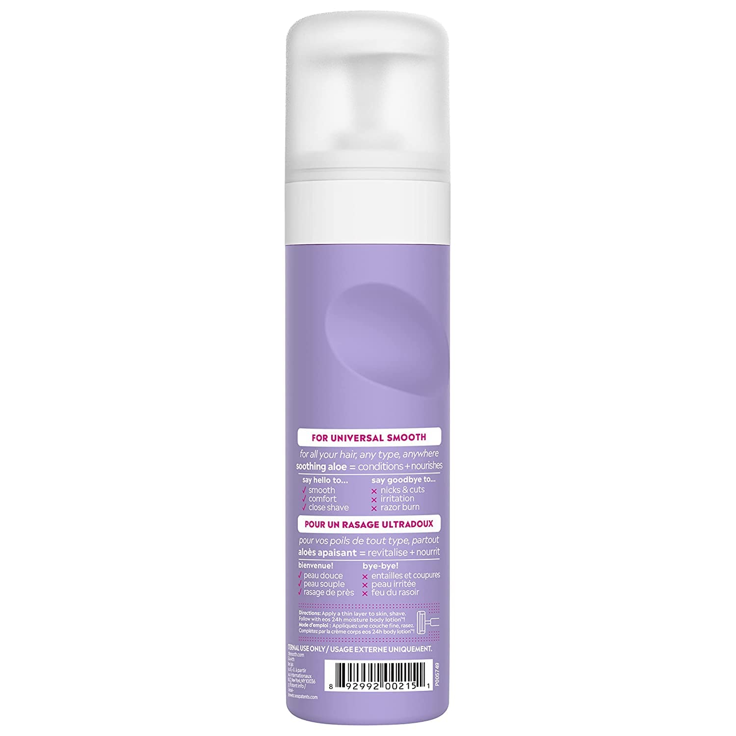 eos Shave Cream, Ultra Moisturizing, Lavender Jasmine 7 fl oz (207 ml)